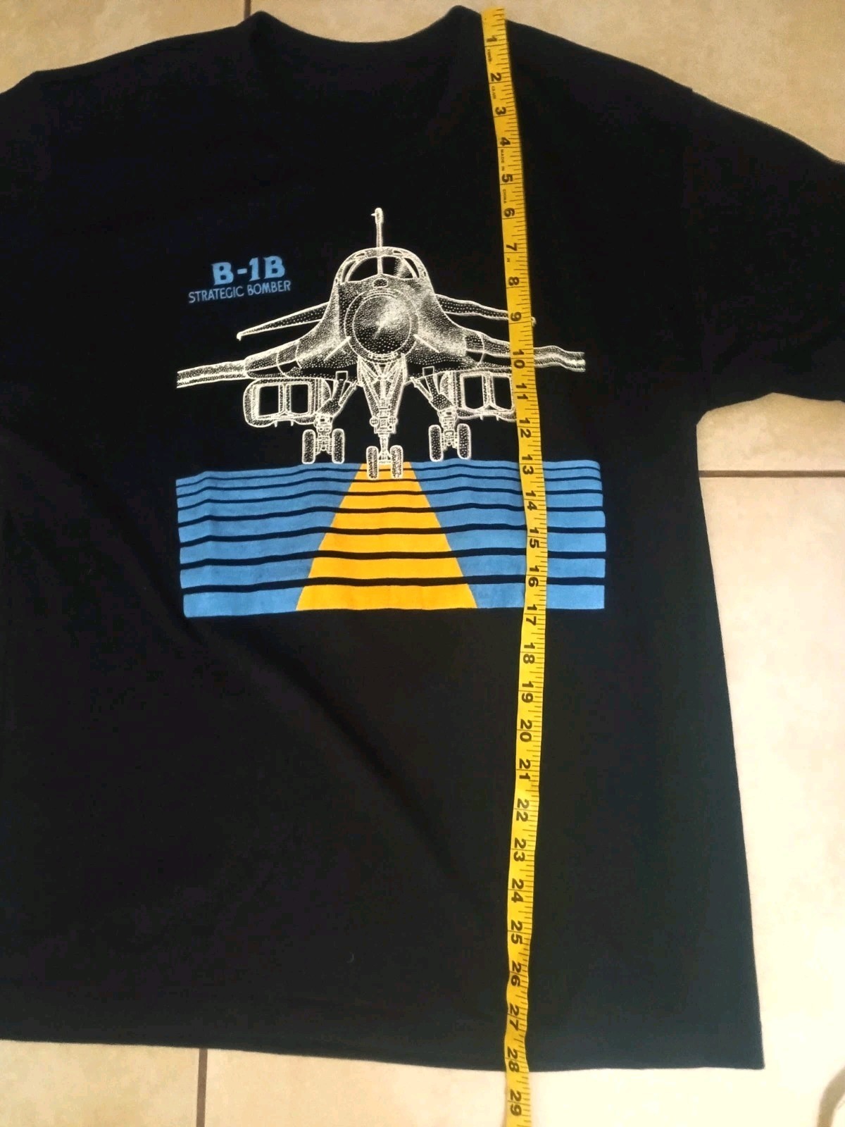 Vintage Rockwell B-1B Lancer Strategic Bomber T-Shirt Mens *SEE MEASUREMENTS* gallery