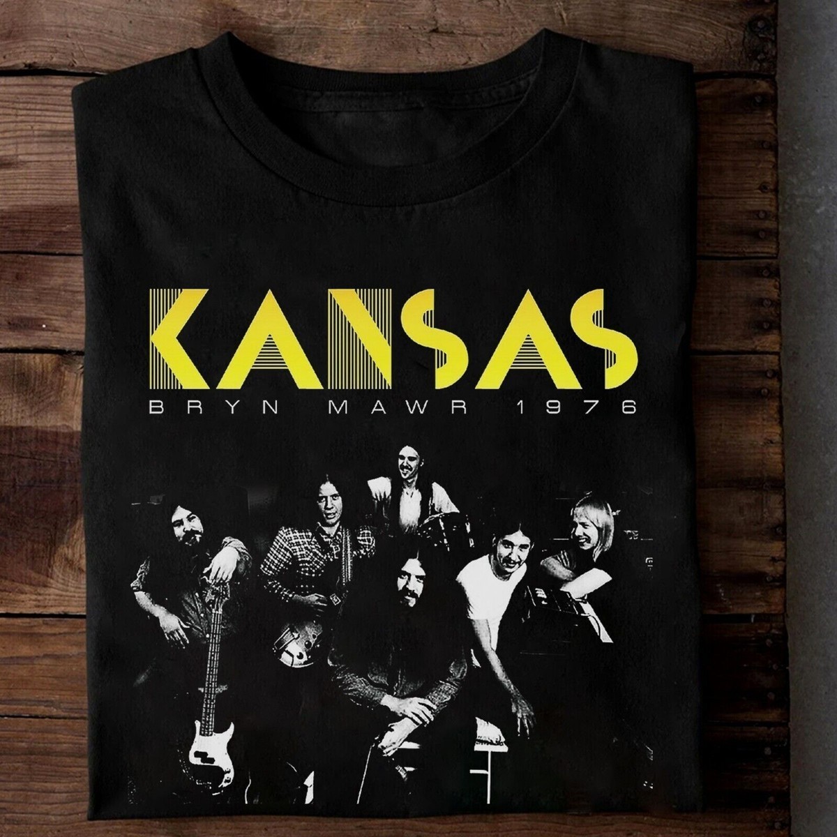 Retro Kansas Band 1976 Cotton  All Size Shirt C22.247