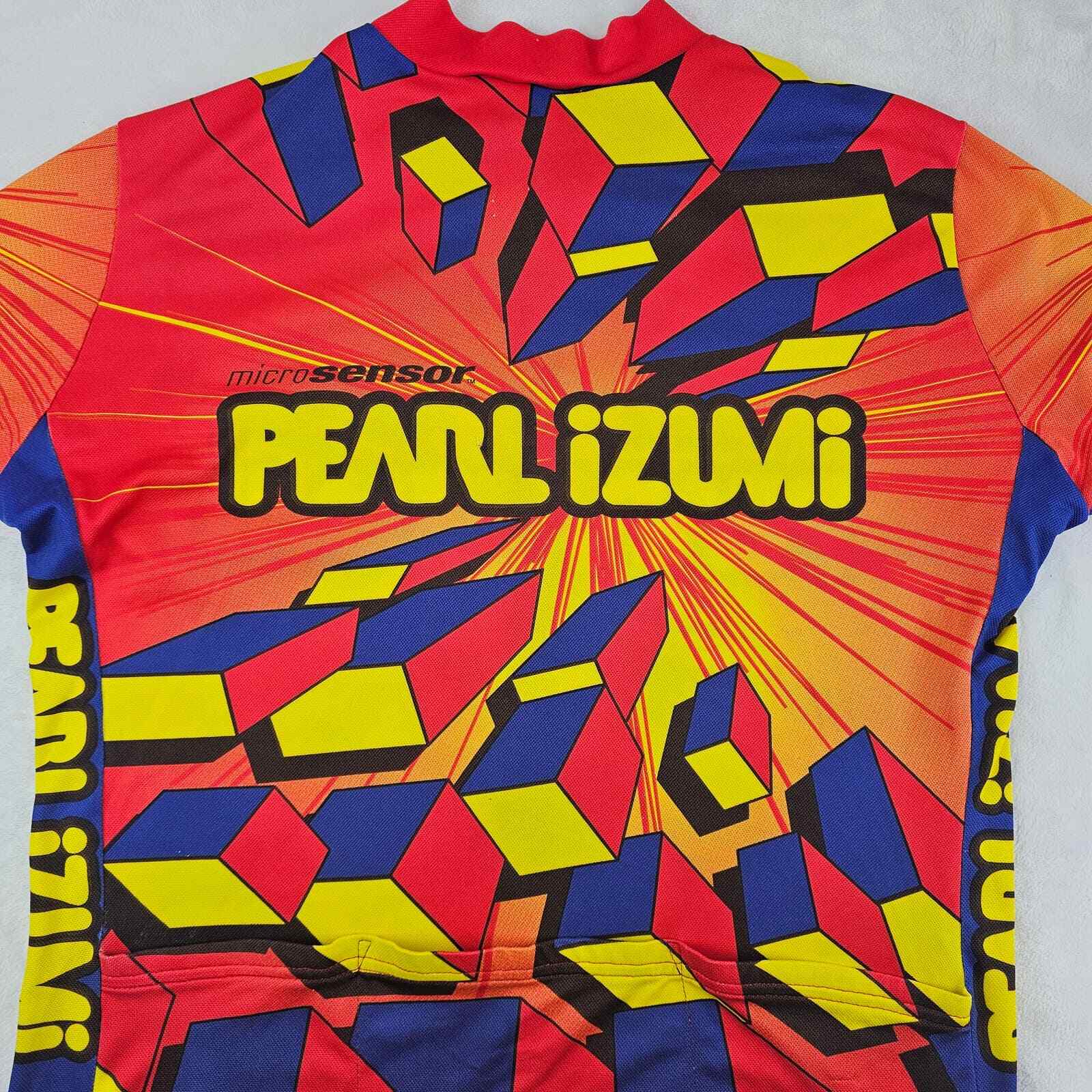 Pearl Izumi Micro Sensor Multi Colored Men's Cycling Jersey Size Large gallery