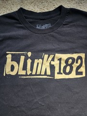 Blink-182 Since 1992 Men’s M Black Double-Sided Graphic Cotton Knit T-Shirt