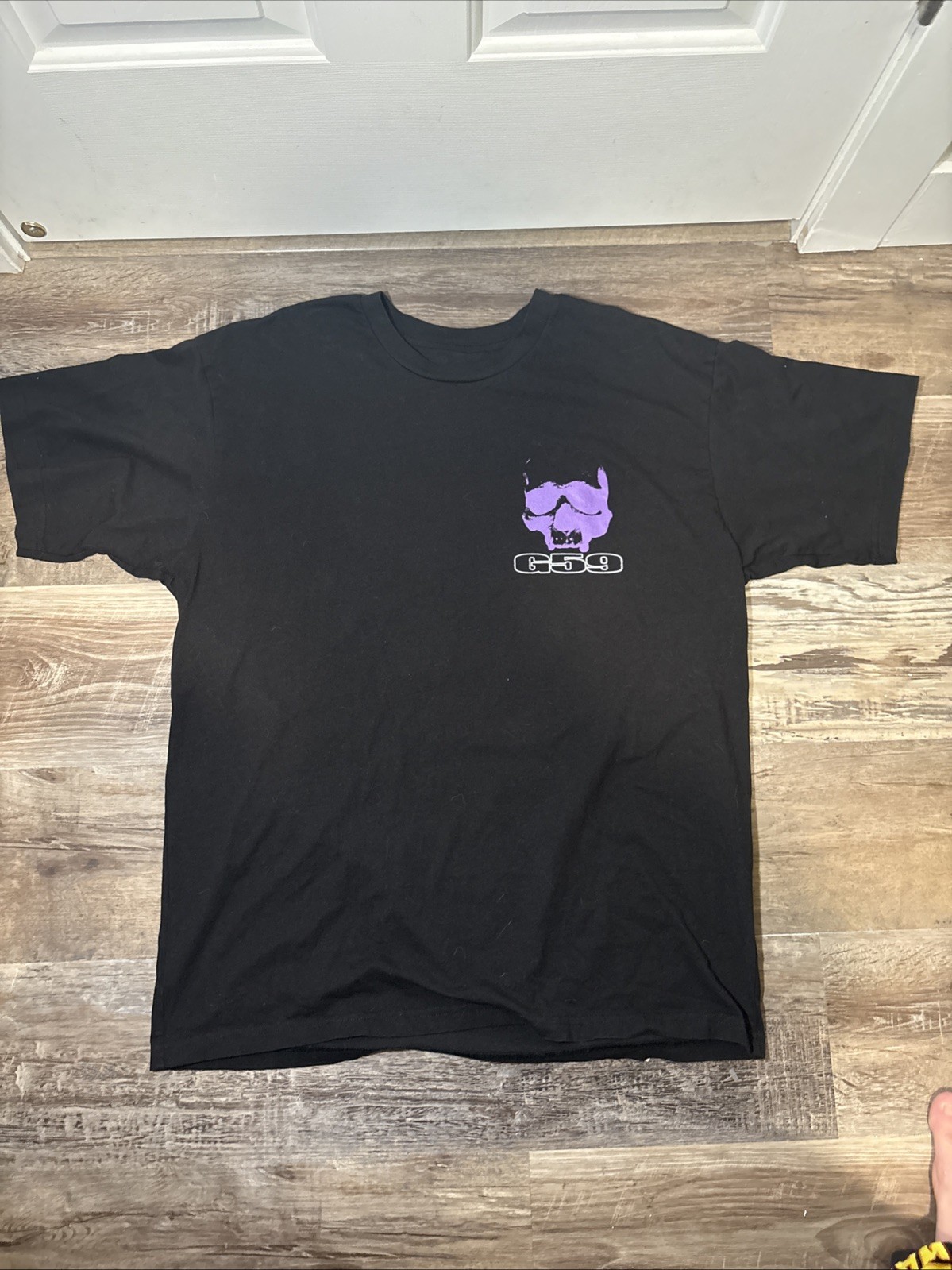 $uicideboy$ G59 Purple Skull Logo Black T-Shirt Size Large Pre-Owned Never Worn