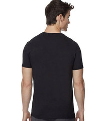 32 DEGREES Cool Mens 2 Pack Short Sleeve Crew Neck T Shirt (Large, Black)