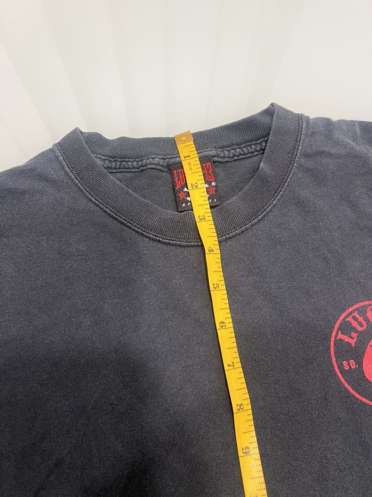 lucky 13 vintage Tshirt Faded black ( See Measurements) Fader gallery