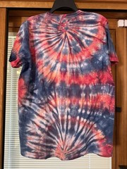 Goodfellow & Co Men’s L red white & blue Patriotic Tie-Dye Short Sleeve T-Shirt