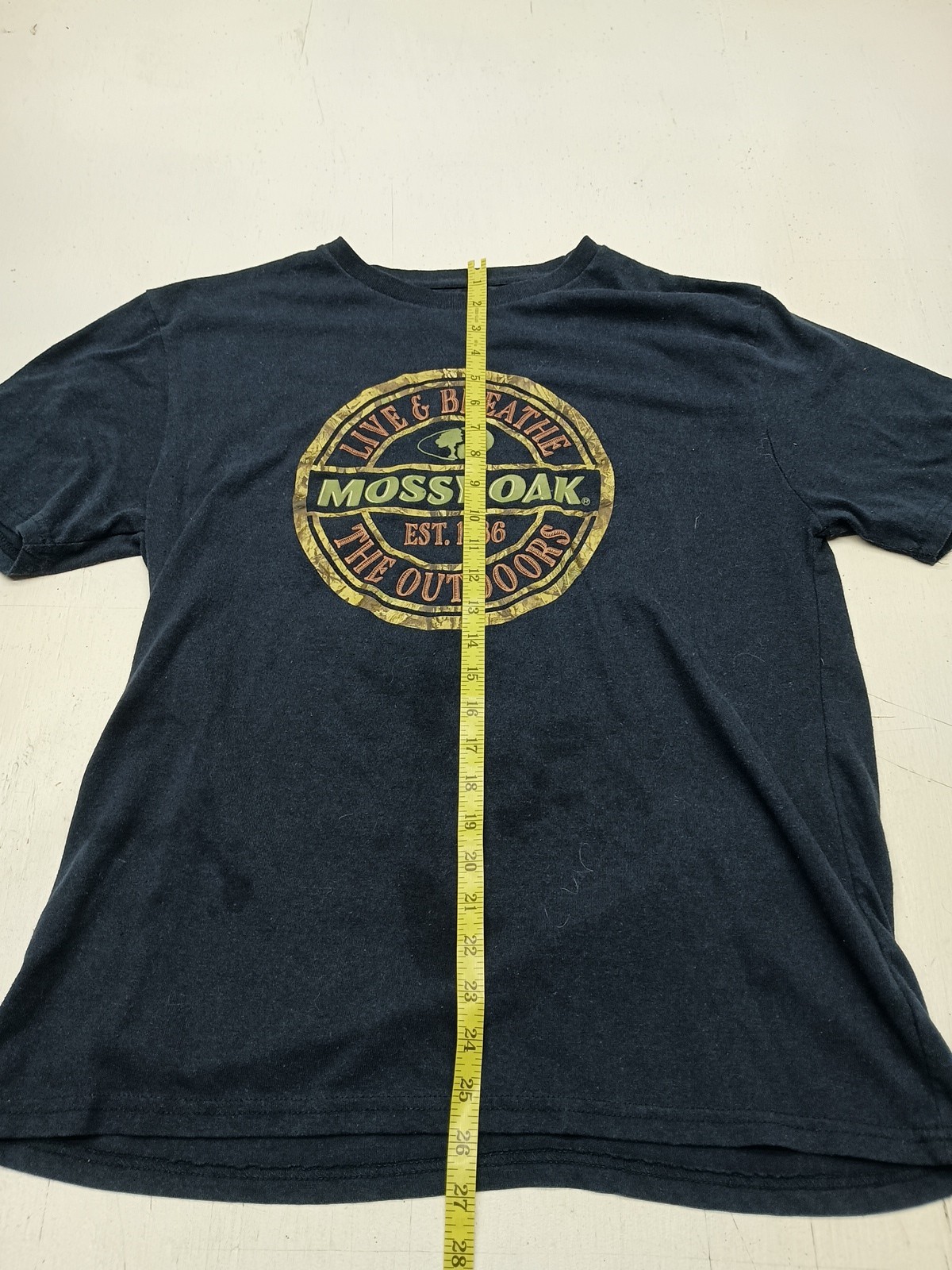 Large Mossy Oak Blue Live Breath Outdoors Logo Short Sleeve Tee gallery