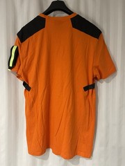 Vintage Switch Remarkable Buckle Pocket Strap T-shirt Orange Black XL Yellow