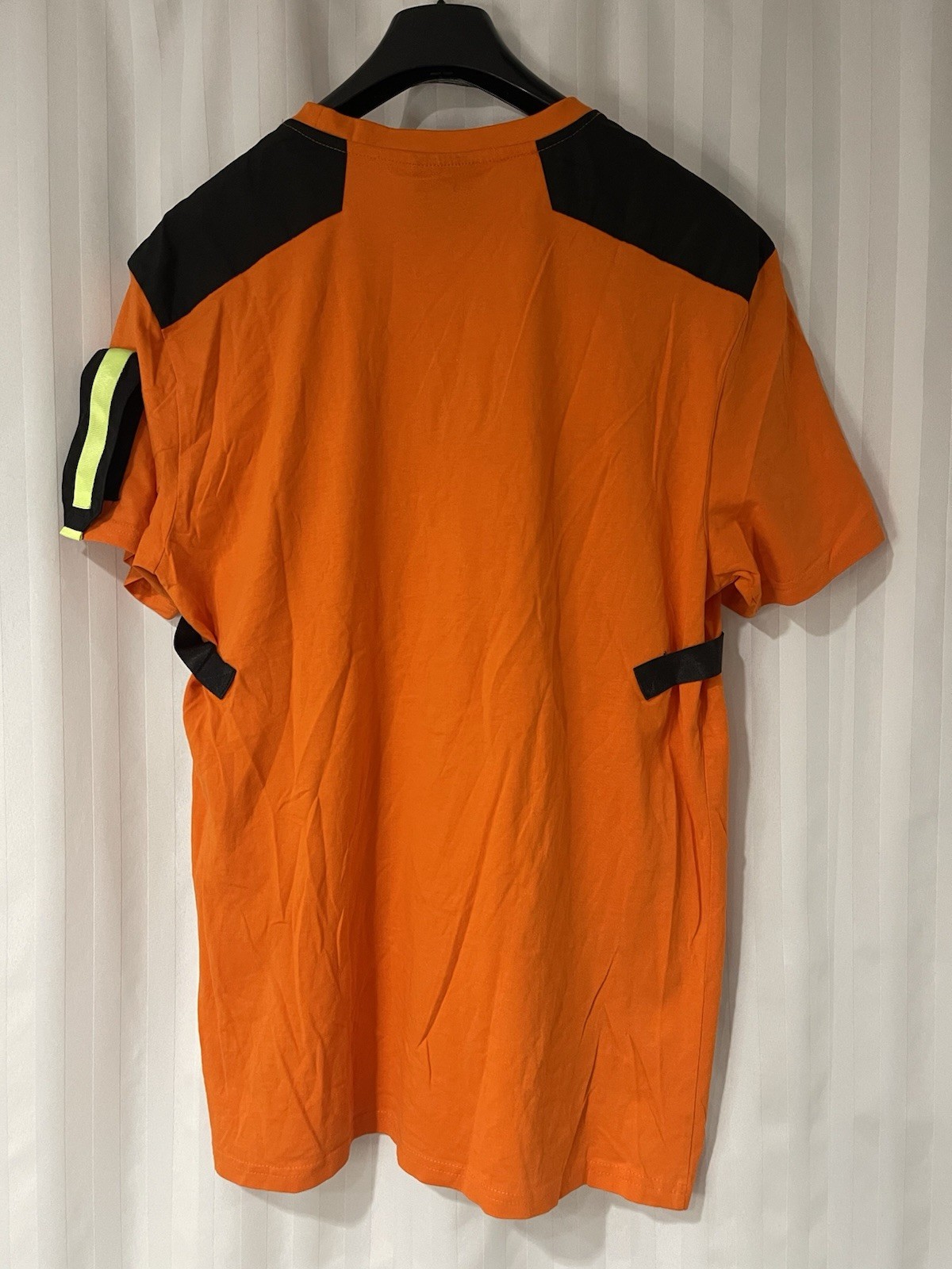 Vintage Switch Remarkable Buckle Pocket Strap T-shirt Orange Black XL Yellow gallery