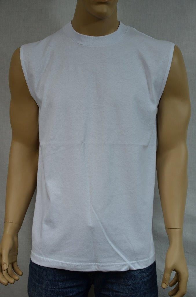 PRO CLUB COMFORT Muscle Sleeveless T-SHIRT Plain Tank Top Mens color M-5XL 1PC gallery