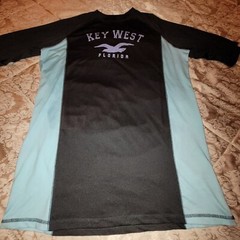 KEY WEST, FLORIDA, HALF SLEEVE PULLOVER POLYESTER SHIRT
