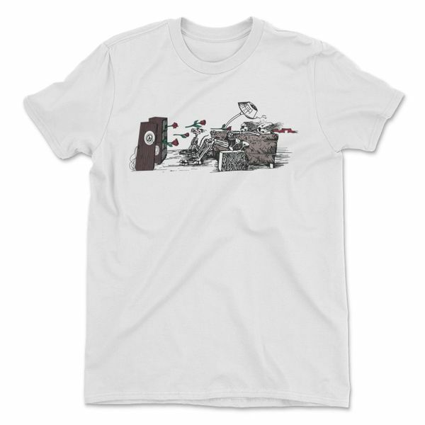 ZJ Design Grateful Is It Live or is it Dead Family Dog Lot T-shirt V2 gallery