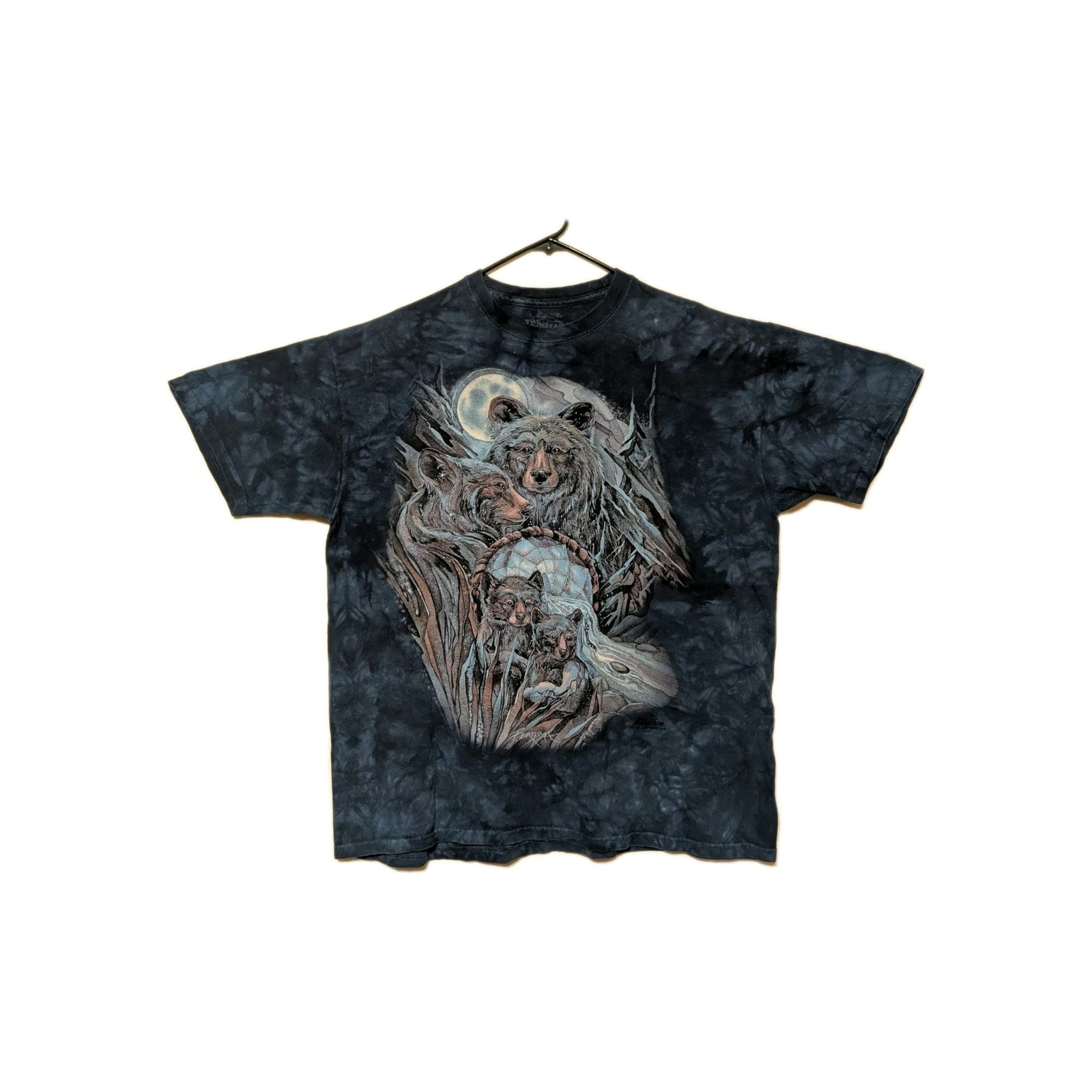 The Mountain Mens T-shirt Blue "Journey To The Dream time" Bear Family XL #6210 gallery