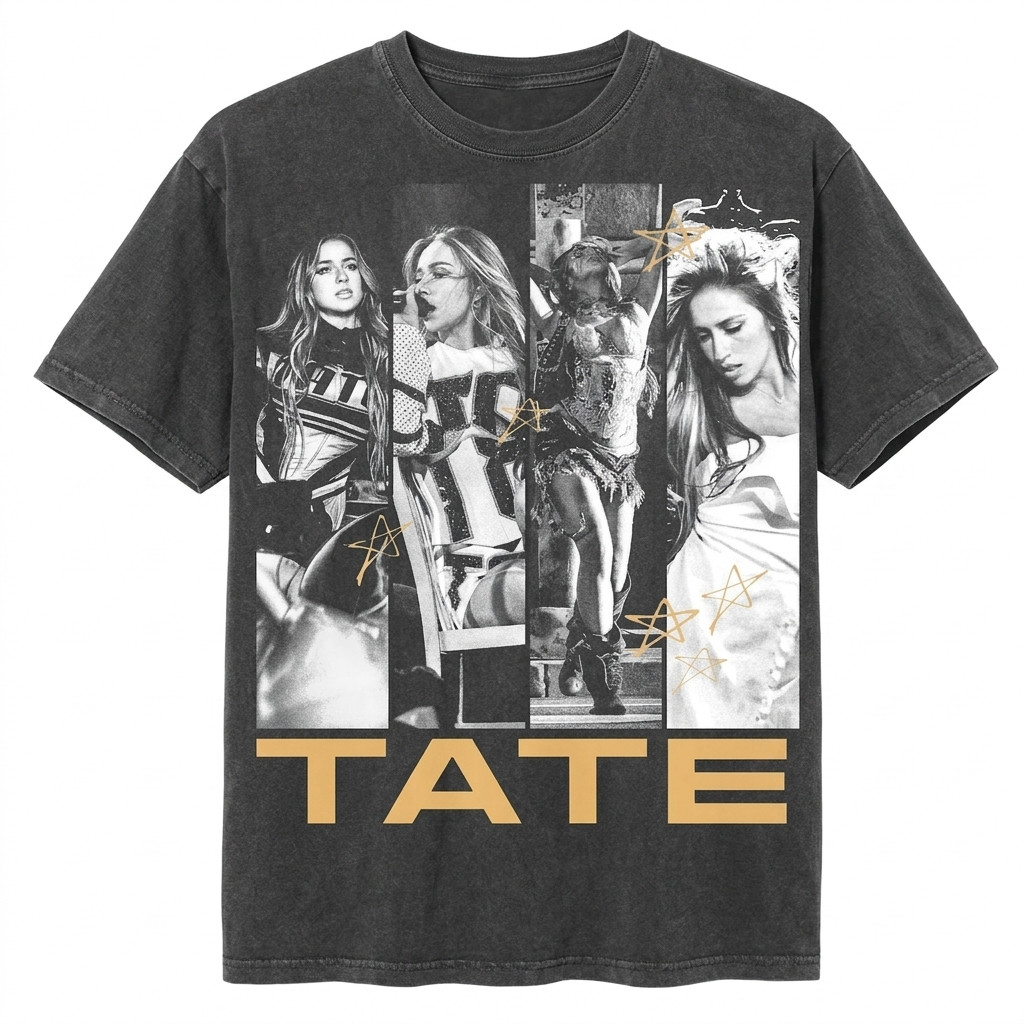 Tate McRae T-shirt, Miss Possessive Tour Shirt, 90s Bootleg Style Pop Star Graph gallery