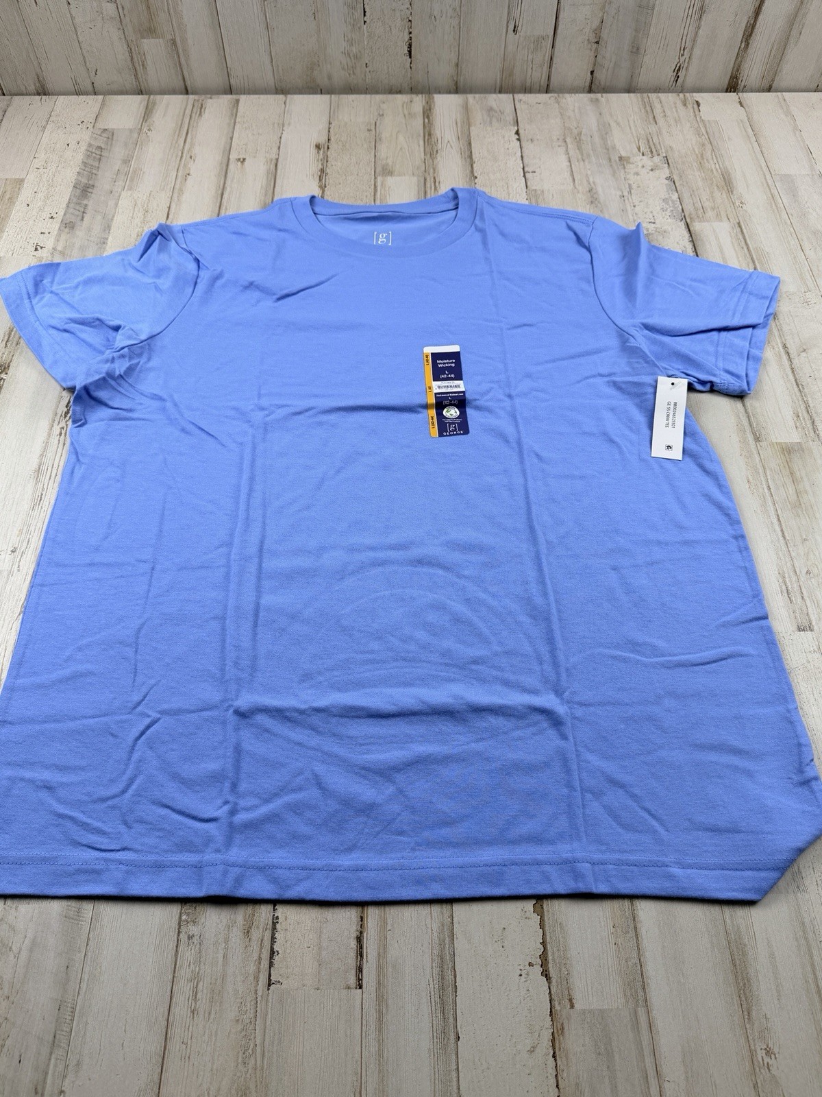 2 Pack George Men's Crewneck Tee Sz Large Short Sleeves Blue NWT Fast Ship Nice! gallery
