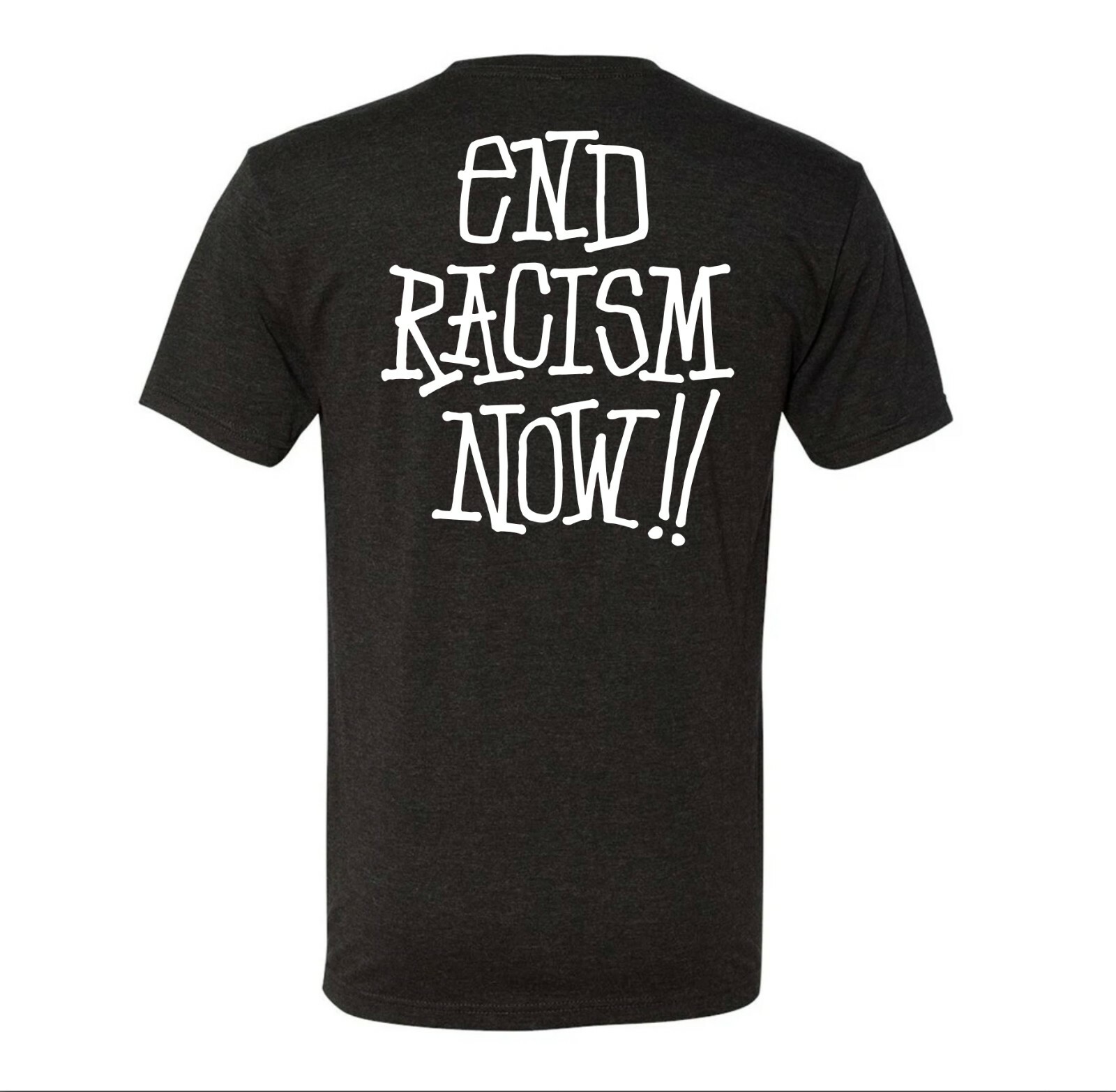 Brand New Stand Firm End Racism Now Black T-Shirt Tri-blend Super High Quality gallery