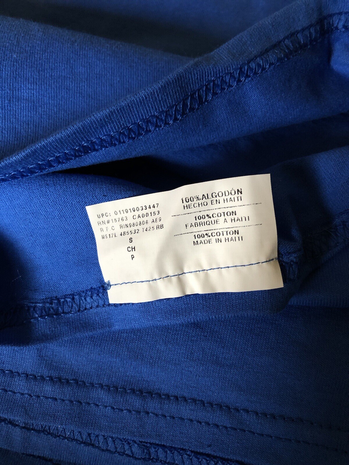 Bulk Lot Of 36 New Champion 100% Cotton T-Shirt T425 Royal Blue Tagless SMALL gallery
