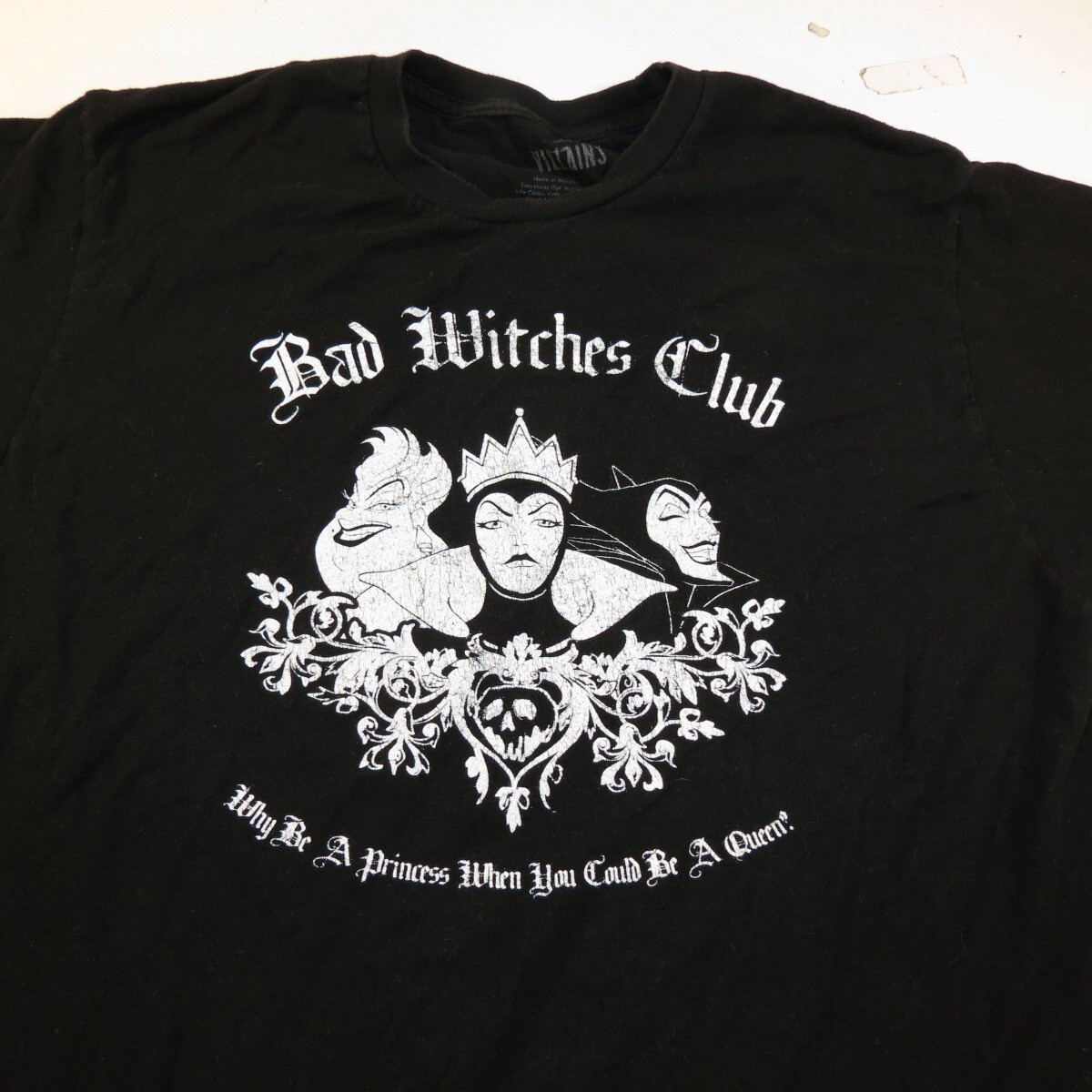 DISNEY VILLAINS BAD WITCHES CLUB EVIL QUEEN PRINCESS TEE T SHIRT Mens L Black gallery