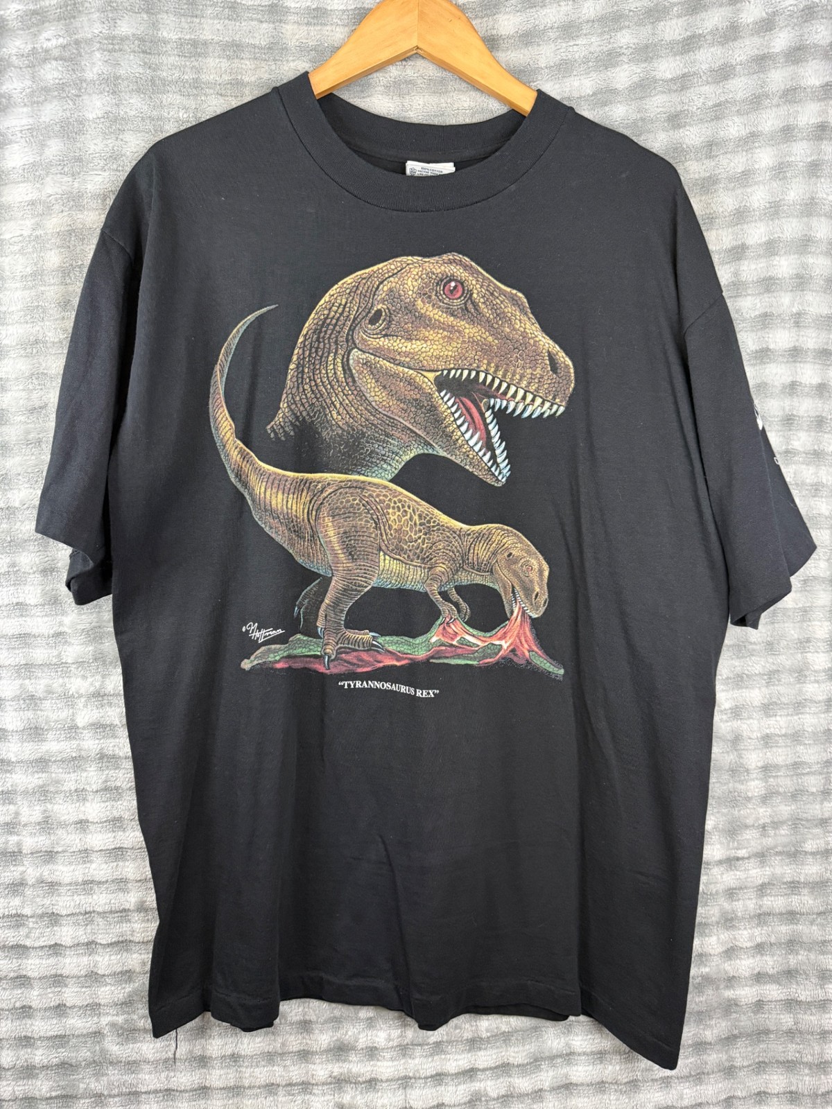 Sea World Jurassic Park world T-Shirt Mens XL Tyrannosaurus Rex Graphic vintage
