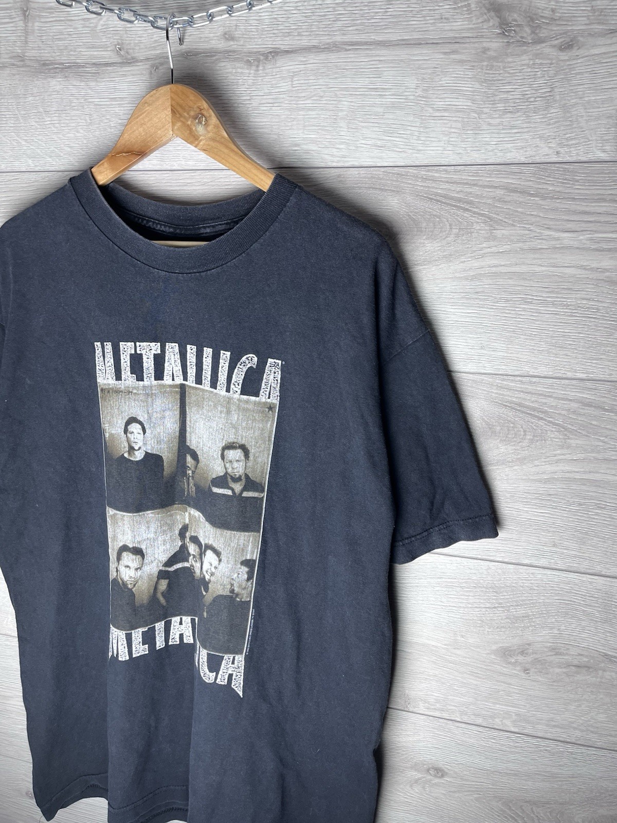 Vintage mens t-shirt Metallica 1999s merch size xl made in USA gallery