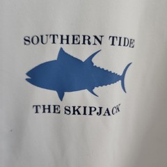Southern Tide Original Skipjack Long Sleeve T-Shirt Mens Size L UV Wicking Swim