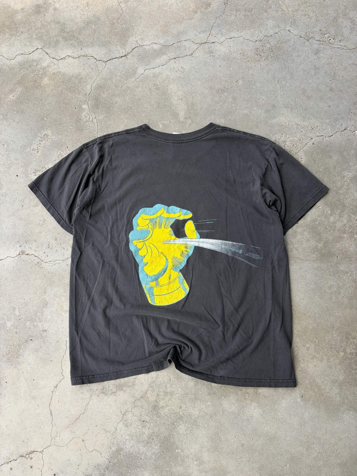 Vintage 1988 Joe Satriani Silver Surfer Surfing with the Alien Concert Shirt XL gallery