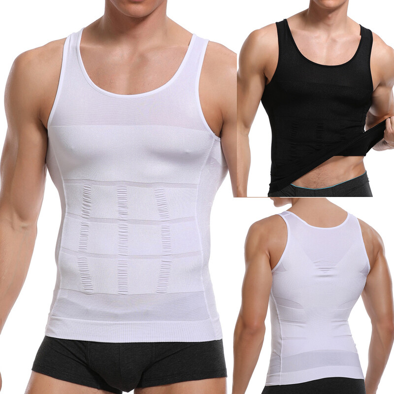 Men's Cool Dry Short Sleeve Compression Shirts Sports Baselayer Workout Tank Top gallery
