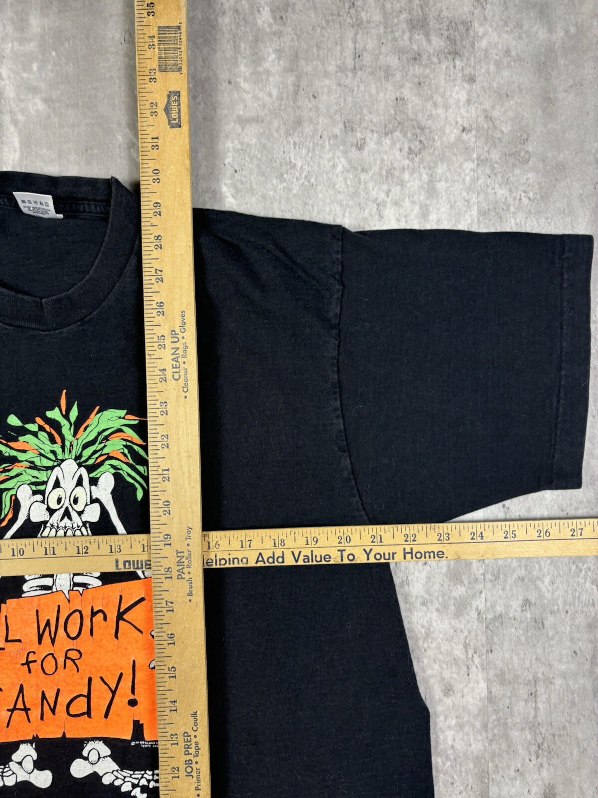 Vintage 90s Will Work For Candy Halloween T Shirt size XL gallery