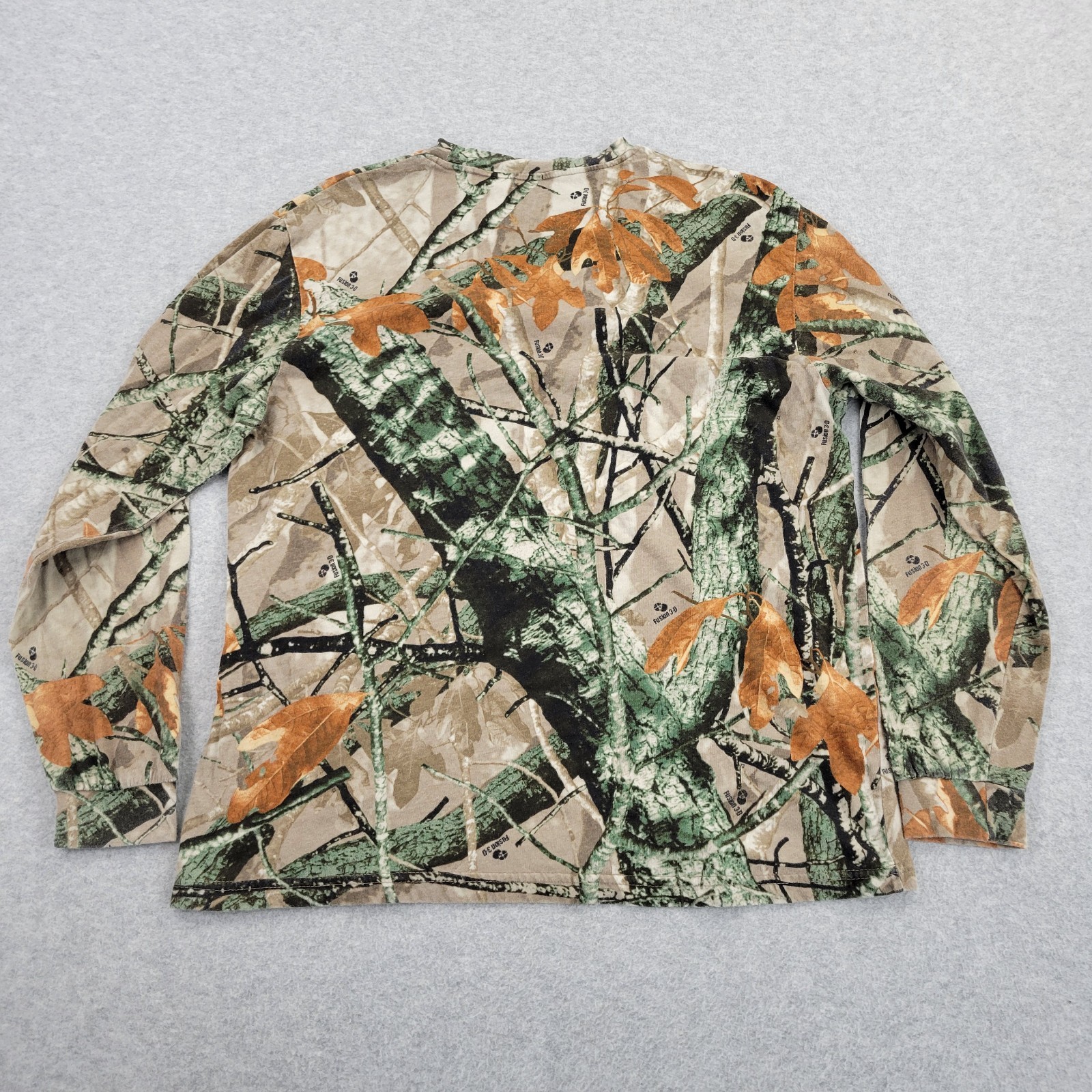 Outfitters Ridge Shirt Mens Large (42-44) Realtree Camo VTG Y2K Branches Leaves gallery