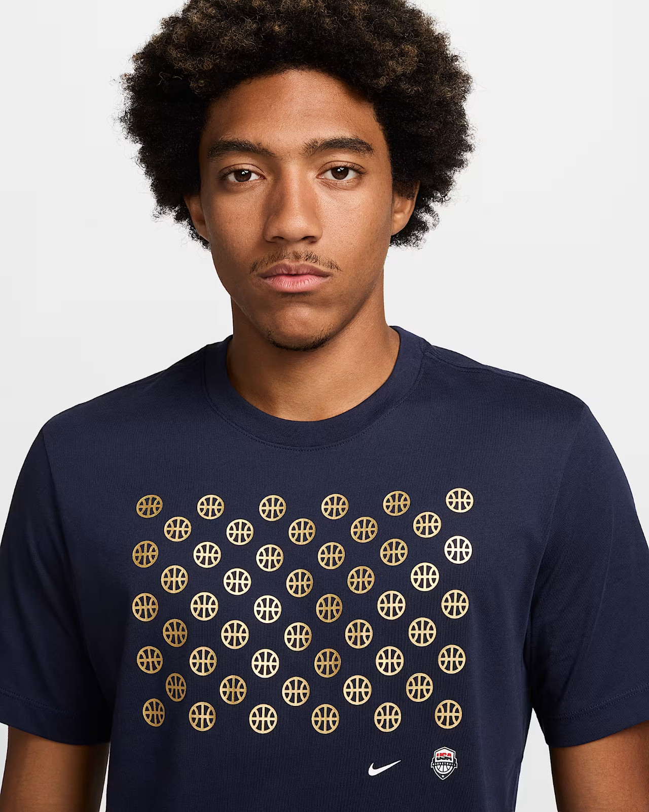 Nike USA Men's Basketball T-Shirts FQ3631-451 Obsidian US Size XS-3XL New gallery