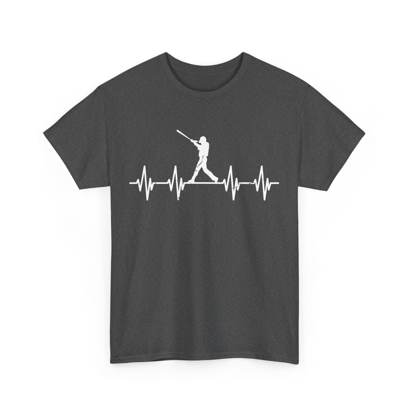 Baseball Player Heartbeat Shirt, Sports Lovers Baseball Fans Women Men Shirt