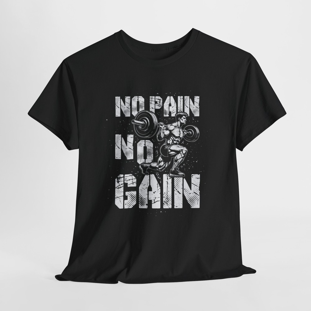 Heavy Weights Only T-Shirt | Hardcore Gym Life Tee | Powerlifting Shirt