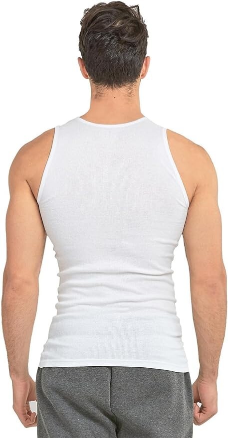 3 pieces Knocker Men's Wife Beater Ribbed Undershirt A-Shirts Tank Top S-3XL gallery