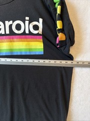 Polaroid Rainbow Logo Long Sleeve Graphic TShirt XL Y2K Retro Photography Skater