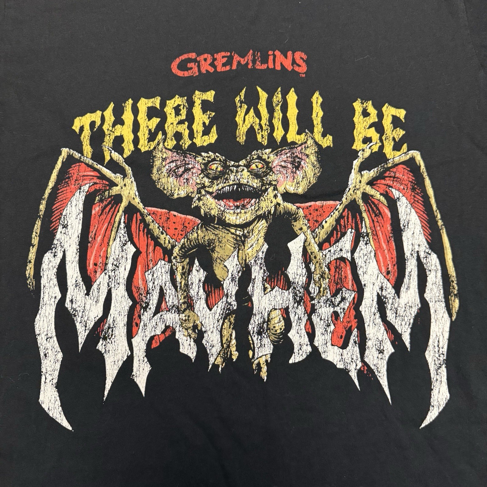 Killstar X Gremlins Collaboration Mayhem Graphic T-Shirt Black XL gallery
