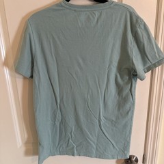 Vintage SUPERDRY Premium Goods Graphic T-Shirt Light Blue Men’s Large