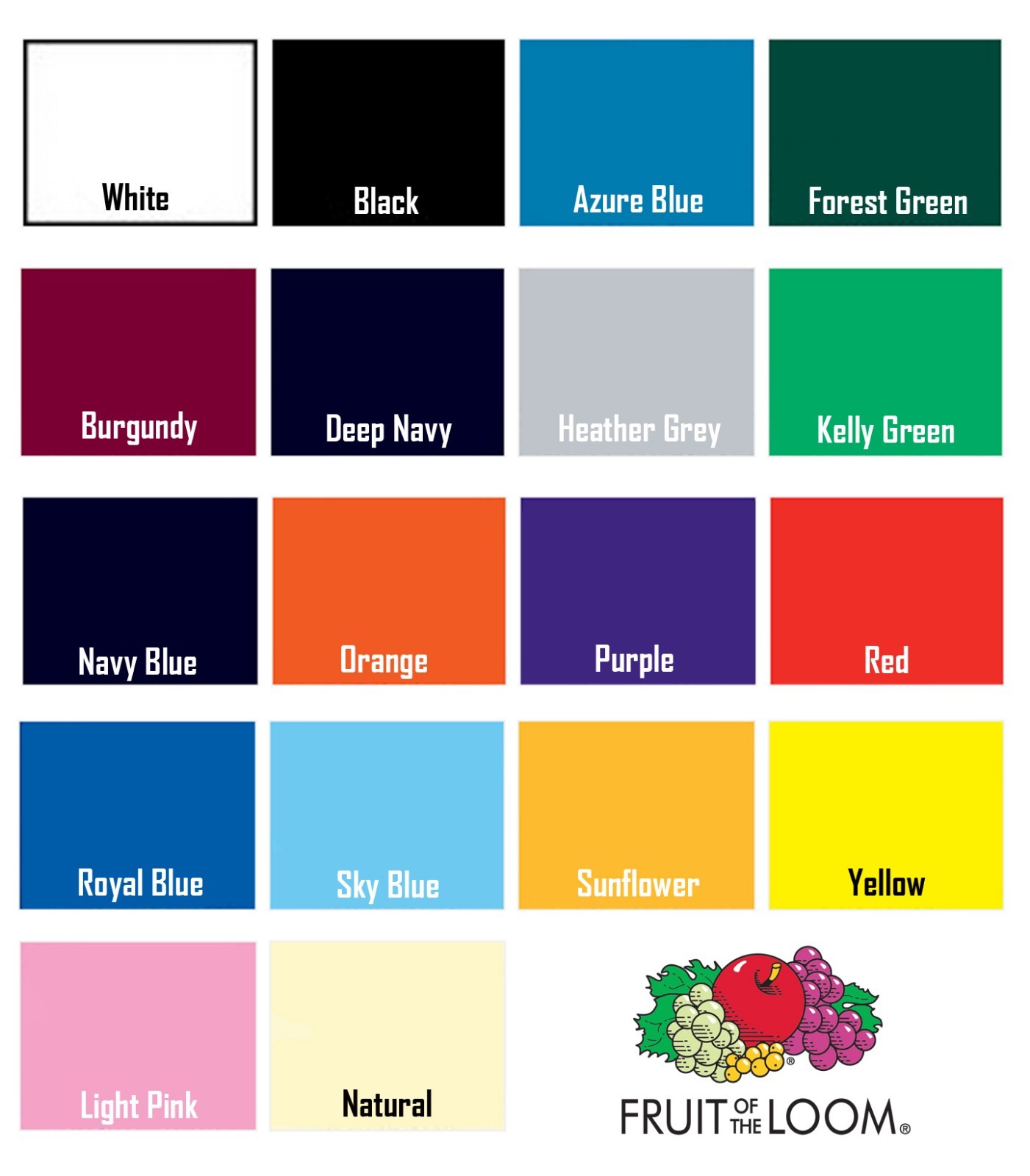 FRUIT OF THE LOOM 5/10 PACK PLAIN RANDOM MIXED COLOURS T-SHIRTS UNISEX BARGAIN! gallery