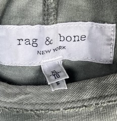 Rag & Bone Men’s XL Tshirt Linen Cotton Tie Dye The Hayden Green Stone Wash