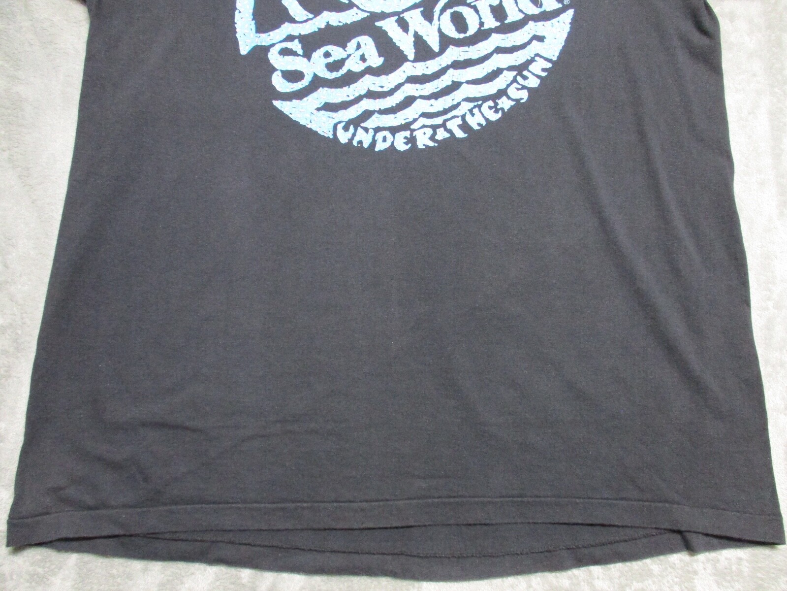 Vintage Sea World Seaworld Shirt Mens XXL Black Blue Retro Killer Whale Orca 90s gallery