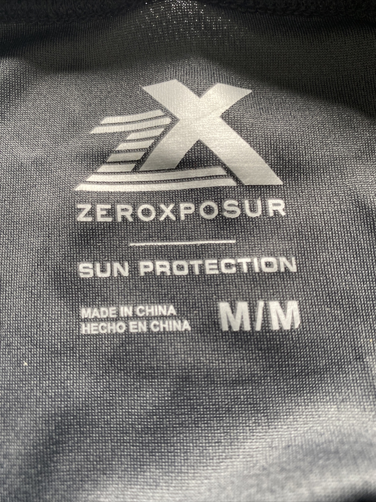 Zeroxposur Men Sun Protection UPF 50+ t-shirt medium gray NWT polyester gallery