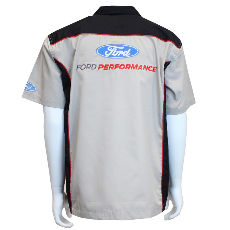 Ford Performance Pit Mechanic Button Down Work Crew Shirt Official Licensed gallery
