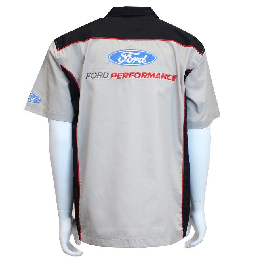Ford Performance Pit Mechanic Button Down Work Crew Shirt Official Licensed gallery