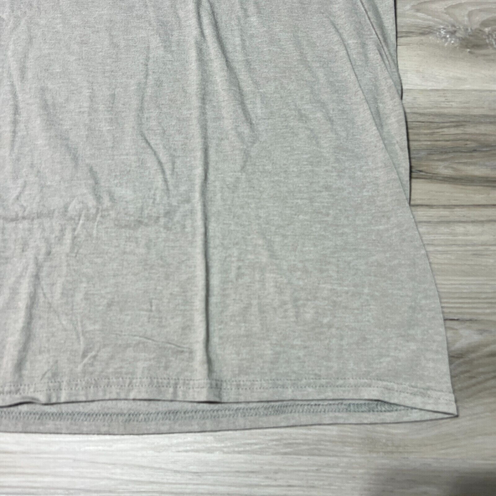 Adidas Shirt Mens XL Extra Large Light Gray Short Sleeve Athletic Go To Tee gallery