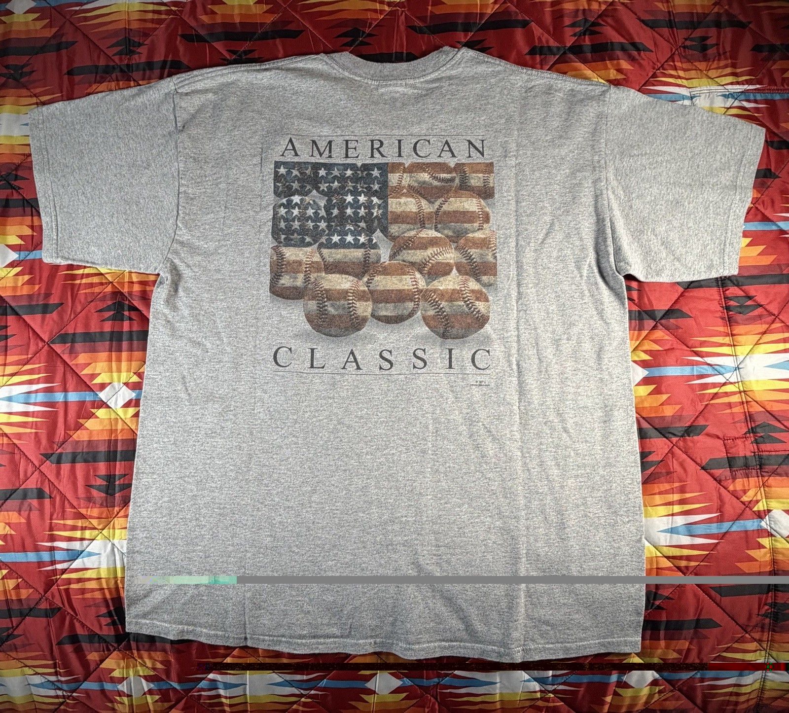 Gildan Mens American Classic Baseball T-Shirt Gray XL Sports Summer America gallery