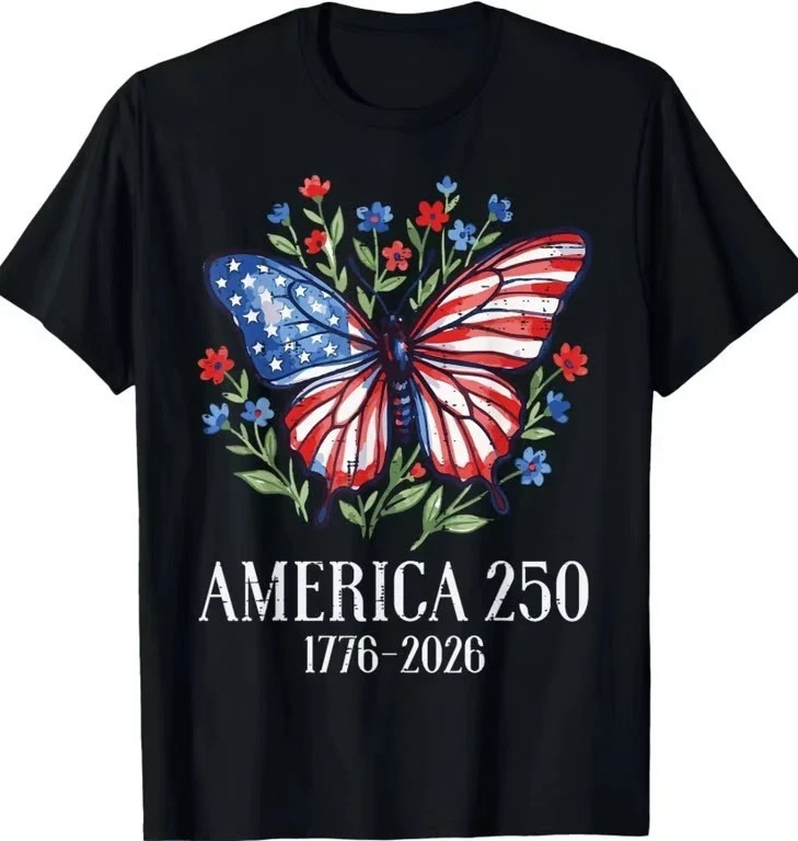 America US Flag Shirt, 250 1776 2026 250th Anniversary 4th of July T-Shirt
