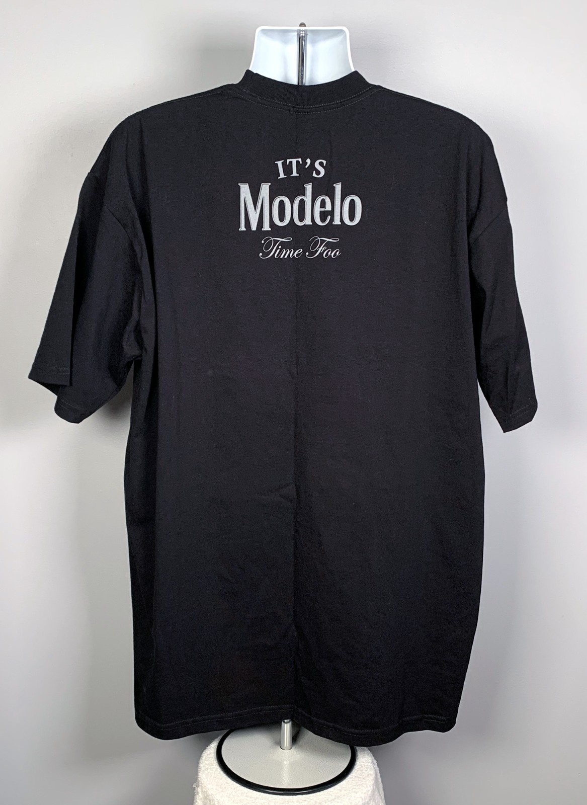 New Modelo Cerveza Beer It's Modelo Time Foo T Shirt Mens 2XL gallery