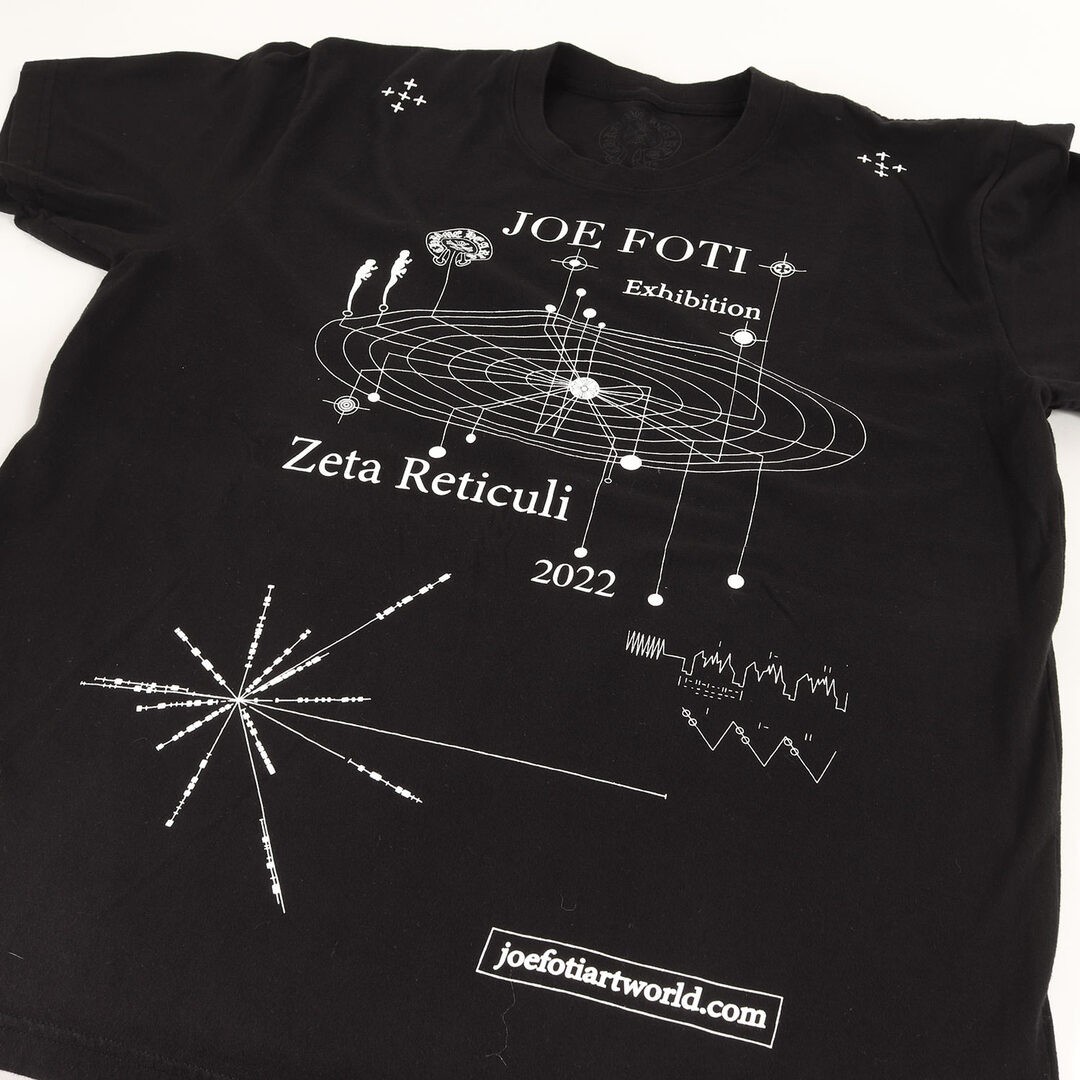 CHROME HEARTS T-shirt Black Sz: L | 22SS JOE FOTI EXHIBITION 2022 Used BEEG-0 gallery