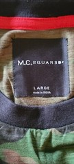 M.C.SQUARED2 made in India T-shirt Size L.long Sleeve. New with Tags