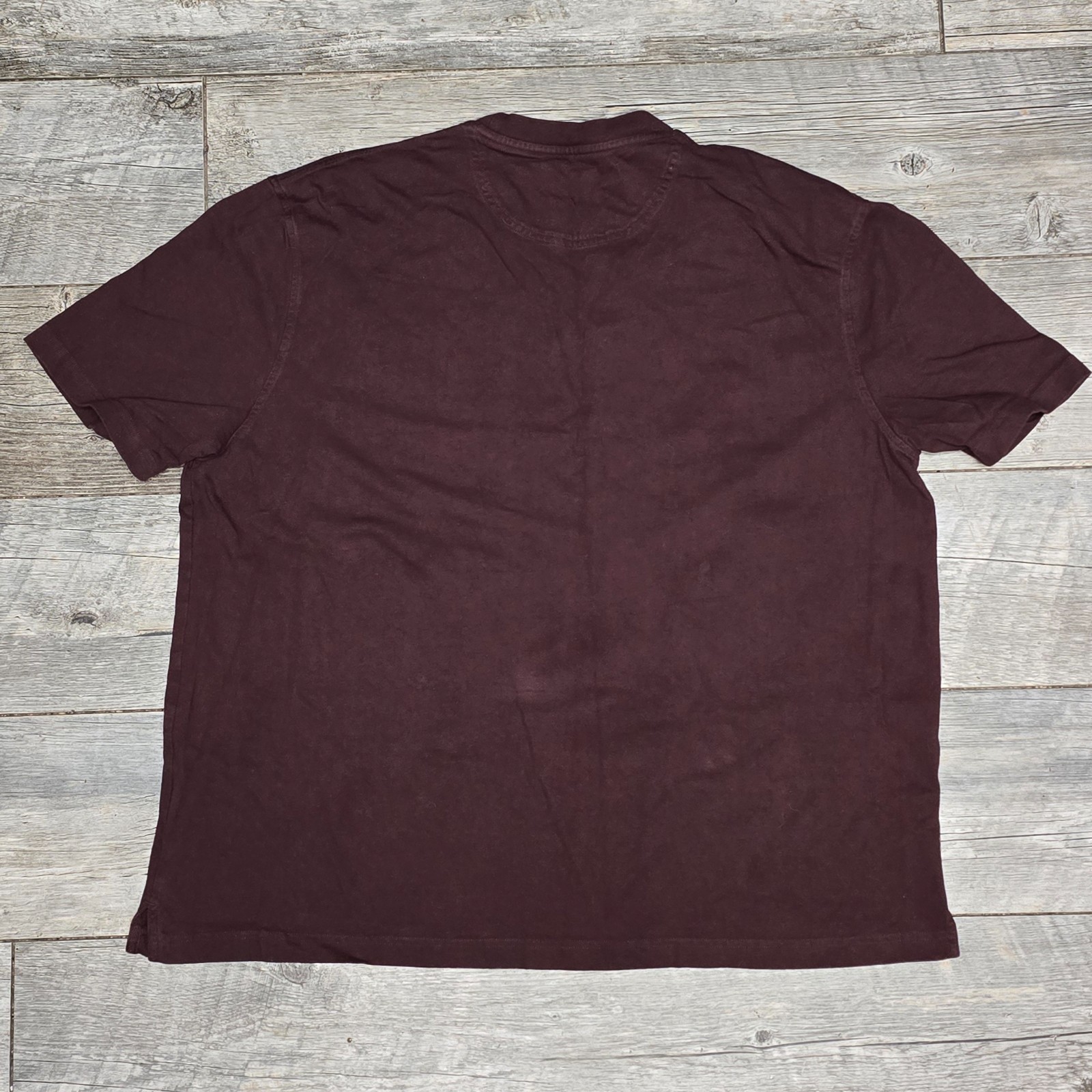 Wrangler Riggs Short Sleeve T-Shirt 2XL Pocket 100% Cotton Maroon gallery