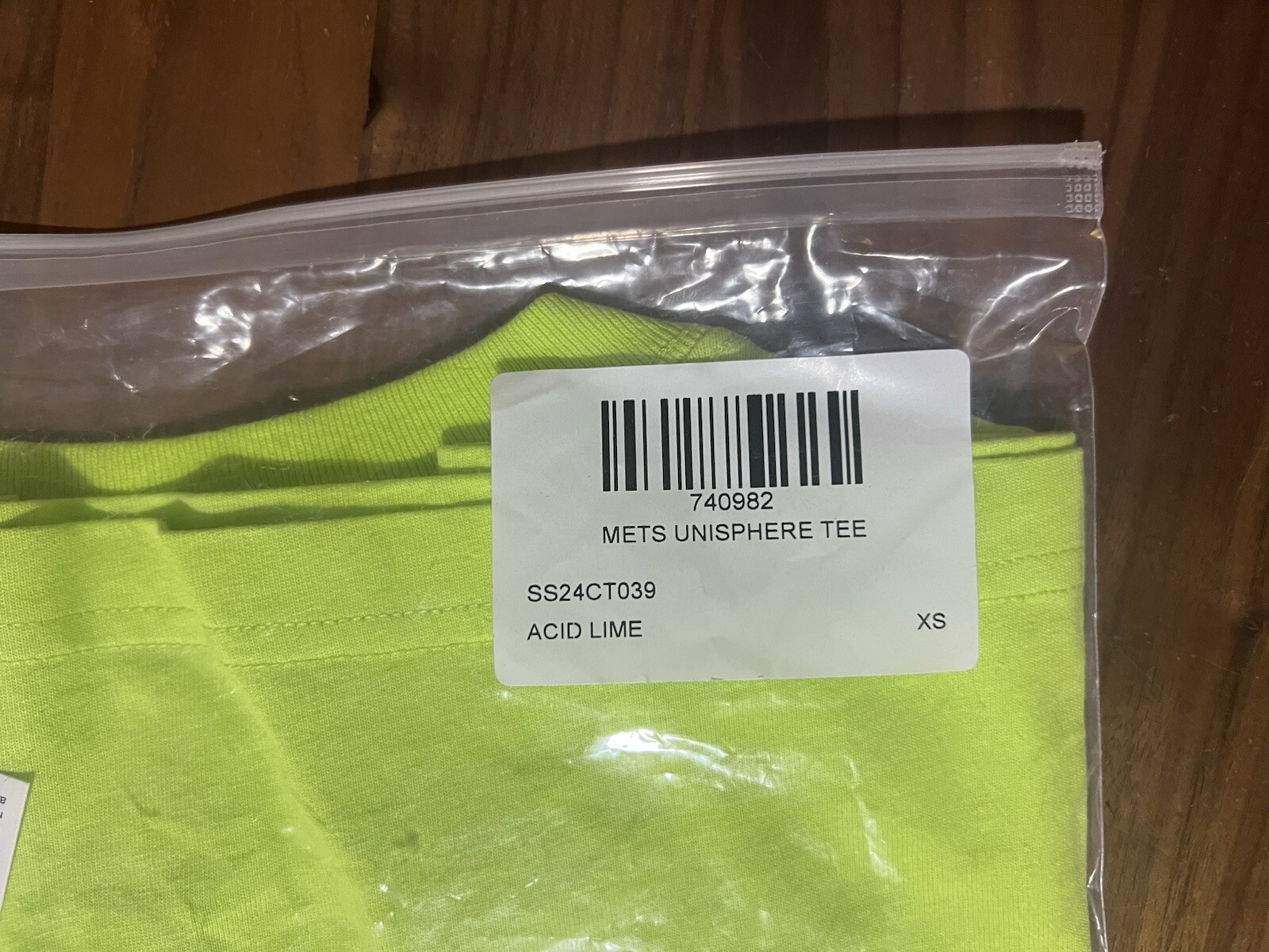 Aime Leon Dore ALD/New York Mets Unisphere Tee Acid Lime Logo T-Shirt XS Queens gallery