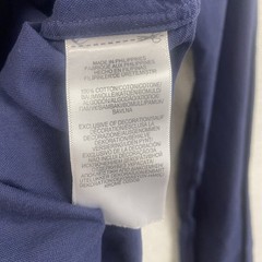 Ralph Lauren Long Sleeve Button Down Shirt Navy Blue XS Used Japan