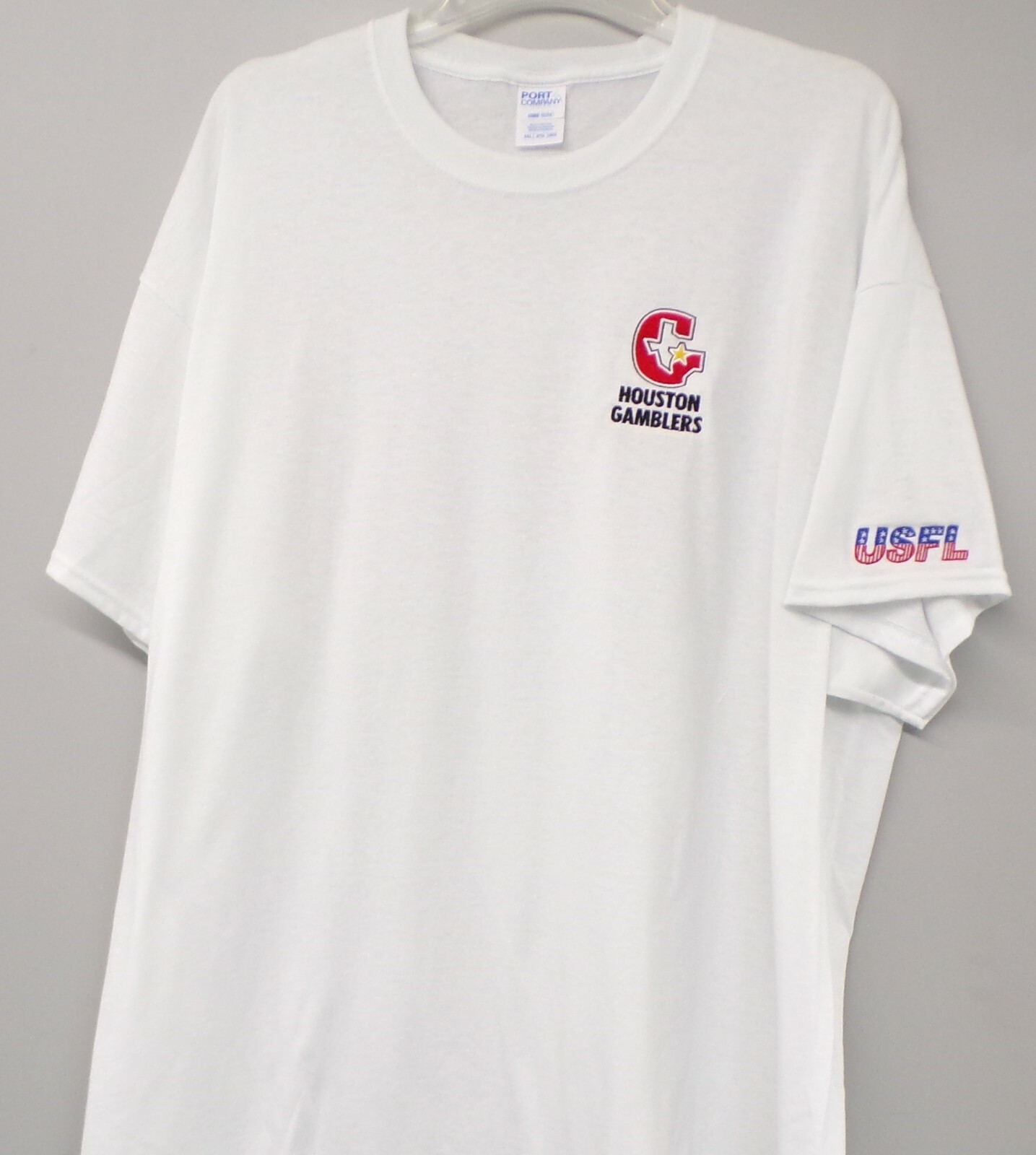 Houston Gamblers USFL Football Embroidered T-Shirt S-6XL, LT-4XLT Roughnecks gallery